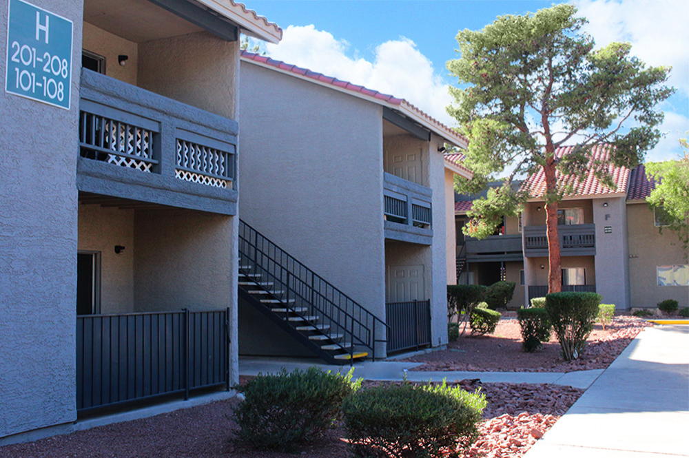 This image is the visual representation of Exteriors 12 in Silver Palms Apartments.